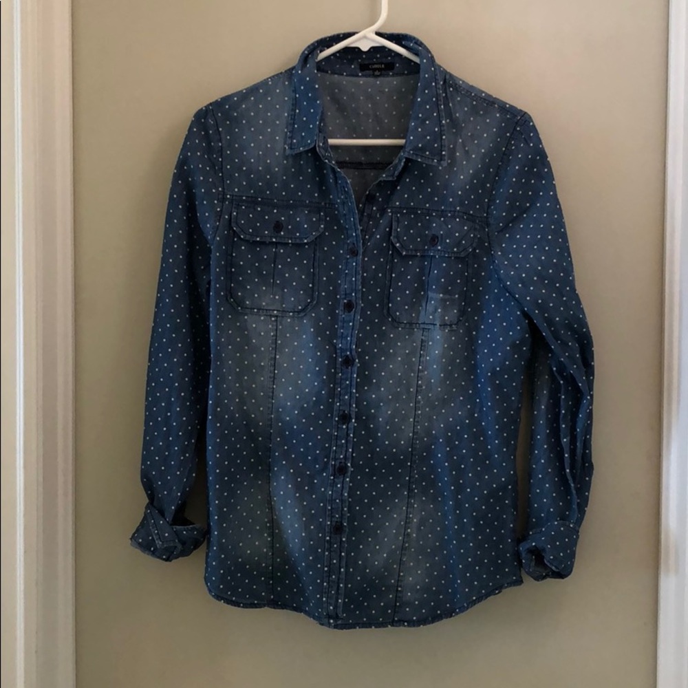 Polka Dot Button Down - image 1